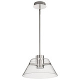 Edmond 12W LED Pendant 8.5 Inches Tall and 13.63 Inches Wide by Nuvo - 62/20-8