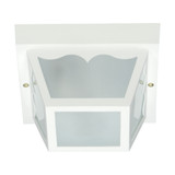 1 Light 8.25 Inch Wide Outdoor Carport Flush Mount by Nuvo - SF77-85