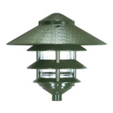 One Light Outdoor 3 Louver Pagoda Light with Large Hood by Nuvo - SF76-66x