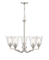 Caily 5 Light Chandelier 24 Inch Tall and 26 Inch Wide by Millennium - 2115