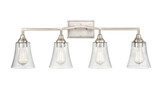 Caily 4 Light Bath Vanity 10.88 Inch Tall and 32.5 Inch Wide by Millennium - 2104