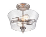 Caily 2 Light Semi Flush Mount 10.43 Inch and 11.62 Inch Wide by Millennium - 2110