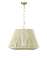 Sterling 6 Light Pendant 15.4 Inch Tall and 24.3 Inch Wide by Millennium - 20606