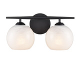 Kimorra 2 Light Bath Vanity 7.88 Inch Tall X 15.25 Inch Wide by Millennium - 18102