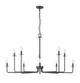 Marceline 10 Light Chandelier 27 Inch Tall and 48 Inch Wide by Millennium - 12510