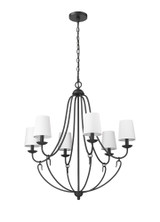 Eisley 6 Light Chandelier 31.63 Inch Tall and 28.5 Inch Wide by Millennium - 12106