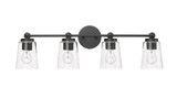 Lauryn 4 Light Bath Vanity 9.3 Inch Tall and 30.5 Inch Wide by Millennium - 22004