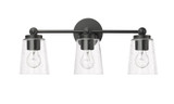 Lauryn 3 Light Bath Vanity 9.3 Inch Tall and 22 Inch Wide by Millennium - 22003