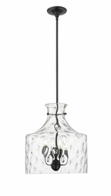 Santorini 4 Light Pendant 16.5 Inch Tall and 15 Inch Wide by Millennium - 22604
