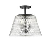 Saben 3 Light Semi Flush Mount 13.4 Inch Tall X 15 Inch Wide by Millennium - 22100