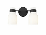 Corella 2 Light Bath Vanity 8.3 Inch Tall and 14 Inch Wide by Millennium - 23002