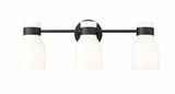 Corella 3 Light Bath Vanity 8.5 Inch Tall and 22.4 Inch Wide by Millennium - 23003