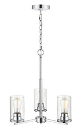 Verlana 3 Light Chandelier 21.25 Inch Tall and 19 Inch Wide by Millennium - 2713