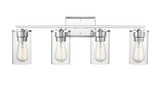 Verlana 4 Light Bath Vanity 9.88 Inch Tall X 27.63 Inch Wide by Millennium - 2704
