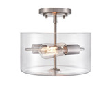 Verlana 2 Light Semi Flush Mount 10 Inch Tall X 11 Inch Wide by Millennium - 2710