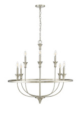 Emery 8 Light Chandelier 34 Inch Tall and 33.5 Inch Wide by Millennium - 28108