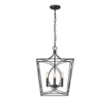 Tracy 4 Light Pendant 21.9 Inch Tall and 15.87 Inch Wide by Millennium - 4002