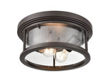 Bresley Two Light 12 Inch Wide Flush Mount by Millennium - 4402