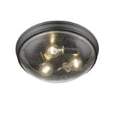 Belforge 3 Light Seeded Flush Mount 5.5 Inch Tall and 14 Inch Wide by Millennium - 5229