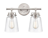 Amberose 2 Light Bath Vanity 12 Inch Tall and 16 Inch Wide by Millennium - 4412