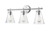 Aliza 3 Light Bath Vanity 11 Inch Tall and 27 Inch Wide by Millennium - 8123