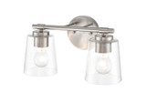 2 Light Bath Vanity 8 Inch Tall and 15 Inch Wide by Millennium - 8112