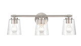 3 Light Bath Vanity 8 Inch Tall and 24.5 Inch Wide by Millennium - 8113