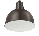 R Series 1 Light Stem Hung Deep Bowl Shade 12 Inch Wide by Millennium - RDBS12