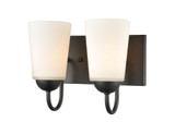 Ivey Lake 2 Light Bath Vanity 8 Inch Tall and 10 Inch Wide by Millennium - 9812