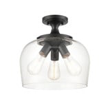 Ashford 3 Light Semi Flush Mount 11.5 Inch and 13 Inch Wide by Millennium - 9713