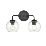 Solmer 2 Light Bath Vanity 10 Inch Tall and 16 Inch Wide by Millennium - 9752