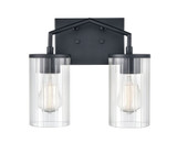 Beverlly 2 Light Bath Vanity 11.75 Inch Tall and 13 Inch Wide by Millennium - 9522