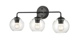 Solmer 3 Light Bath Vanity 10 Inch Tall and 25.5 Inch Wide by Millennium - 9753