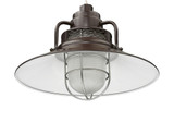 R Series 1 Light Stem Hung Railroad Shade 14 Inch Wide by Millennium - RRRS14