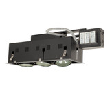 Three Light Double Gimbal Linear Recessed Low Voltage Fixture by Jesco  - MGRA17B