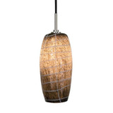 1 Light Mini Line Voltage Pendant with Canopy 10 Inch Tall by Jesco - PD40A