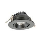12W 5CCT LED Round Gimbal Recessed Downlight 5 Inches Wide by Jesco  - RLF-4312-SW5-WH