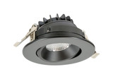 12W 5CCT LED Round Gimbal Recessed Downlight 5 Inches Wide by Jesco  - RLF-4312-SW5-WH