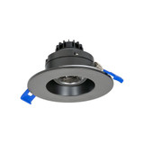 8W 5CCT LED Round Regressed Gimbal Recessed Downlight by Jesco  - RLF-3308-SW5-WH