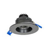 8W 5CCT LED Round Regressed Gimbal Recessed Downlight by Jesco  - RLF-3308-SW5-WH