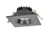 12W 5CCT LED Square Gimbal Recessed Downlight 4.88 Inches Wide by Jesco  - RLF-4412-SW5-WH