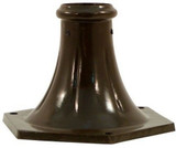 Three Inch Round Pole Surface Mounted Base by Dabmar - BS300