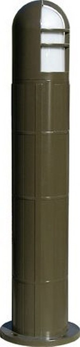 LED Fiber G Open Half Cage Bollard 41.68 x 10.22 Inches by Dabmar - D130-A