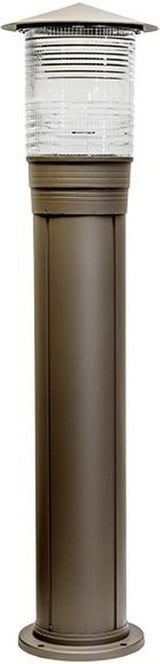 12W LED Cast Aluminum Prism Bollard by Dabmar - D350-A