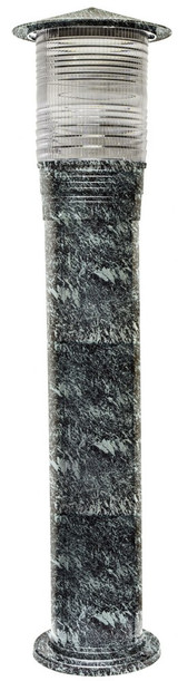 One Light 120V 70W HPS Cast Aluminum Bollard by Dabmar D355 - D355