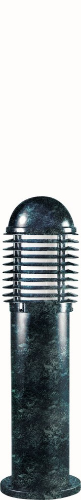 One Light 120V 50W MH Cast Aluminum Bollard by Dabmar D3397 - D3397