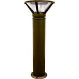 One Light 120V 70W HPS Cast Aluminum Bollard by Dabmar D485 - D485