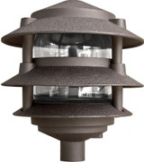 6 Inch 4W 72 LED 3-Tier Pagoda Light with 0.5 Inch Base by Dabmar - D5000-LED4