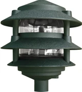 6 Inch 6W Filament LED 3-Tier Pagoda Light with 0.5 Inch Base by Dabmar - D5000-LED6
