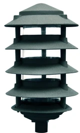 6 Inch 11W 60 LED 5-Tier Pagoda Light with 0.5 Inch Base by Dabmar - D5554